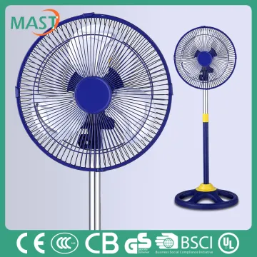 Best-selling 10 inches Blue Mini Air cooler Fan With Metal Blades for Office made In Guangdong