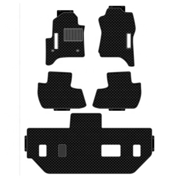 Durable Waterproof Fireproof Latex/PVC/Rubber Car Mats for Suburban 3 Rows (2015-2020)