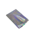 Holografische aluminiumfolie Zip Lock Stand Up Pouch