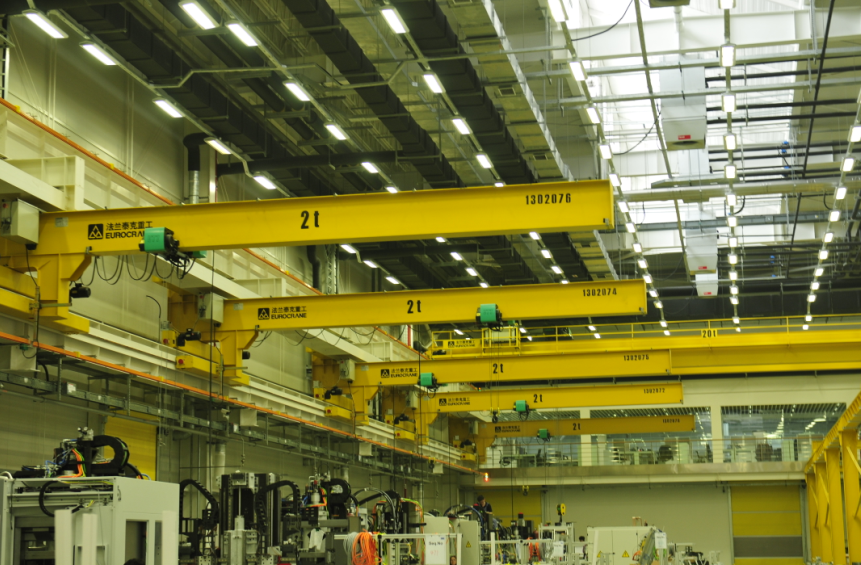 Dinding 3t dipasang jib crane