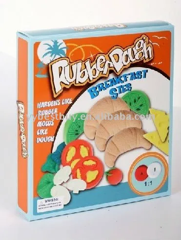 DIY zubber rubber putty toy for kids