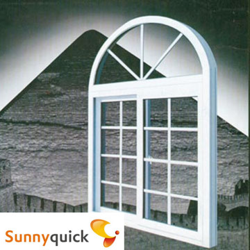 2014 factory price top grade residential PVC casement window with Australia standard