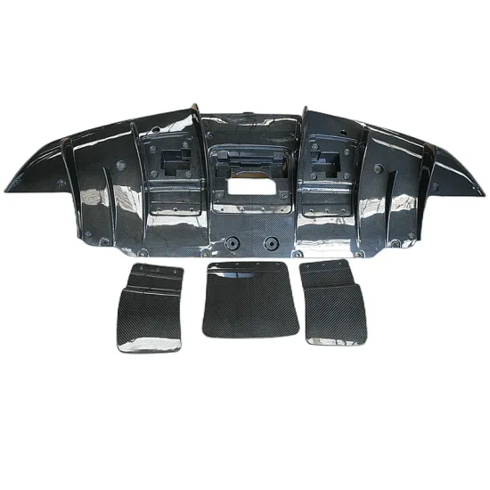 N-Style Dry Carbon Fiber Rear Diffuser Lip Kit for Ferrari F8