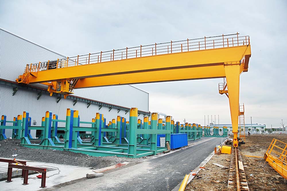 Grue à portique industrielle à double poutre