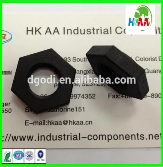 moulded injection nylon fasteners nuts custom plastic screw head nut