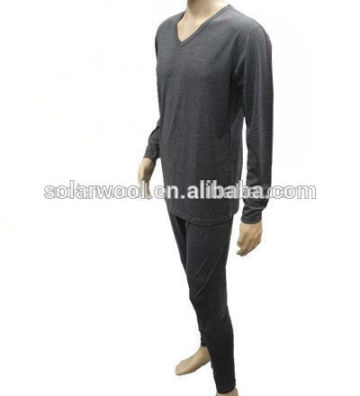 Wool knitted thermal basic underwear