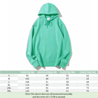 OEM&ODM Custom Men's Oversized 320g Cotton Hoodie