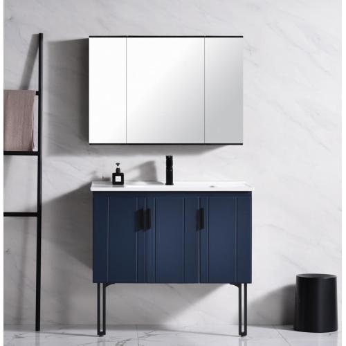 Chaozhou aluminum bathroom cabinet with mirror