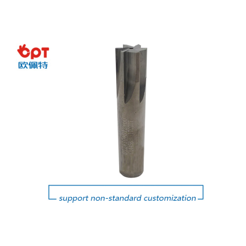 Solid carbide end mill reamers straight flute