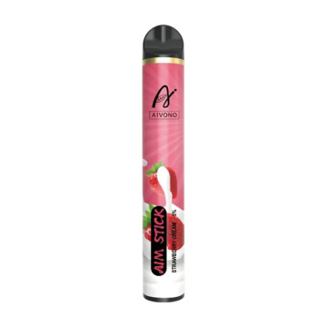 AIM STICK Disposable Vape strawberry cream 2500Puffs