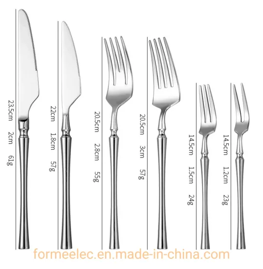 High-End Small Pretty Waist Cutlery Silverware Tableware Steak Knife Dinner Knife Fork Spoon Dinnerware