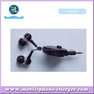 2013 made in China Cheap colorful Retractable earphones