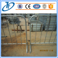 Portable galvanized Steel Traffic Crowd Control Barrier