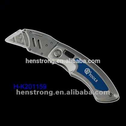 Safety wood handle double side wooden handle utility knives