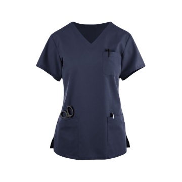Latest Fashion Customized Wrinkle-Resistant Hospital Uniform Top