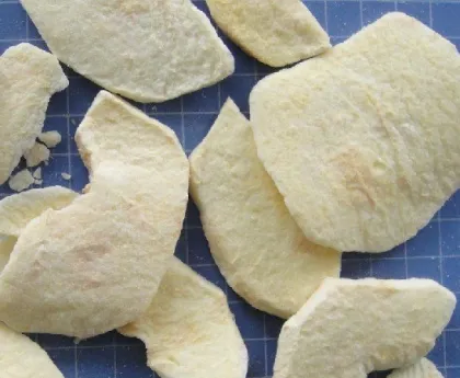 Dried fruit of yellow peach strips