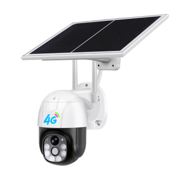 3MP Low Power PIR Wireless 360 PTZ Outdoor 4G Solar IP WiFi Security Camera System