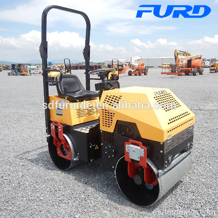 Asphalt Road 1 Ton Compactador Rodillo Vibratorio (FYL-880)