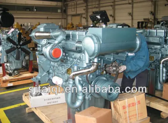 Sinotruck marine engine WD415 WD615 WD618(D12) power range from 125-450hp