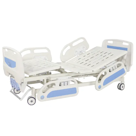3 function manual hospital bed with central brake