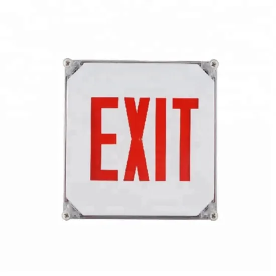 UL and cUL Certified LED Exit Sign: JEEWPR