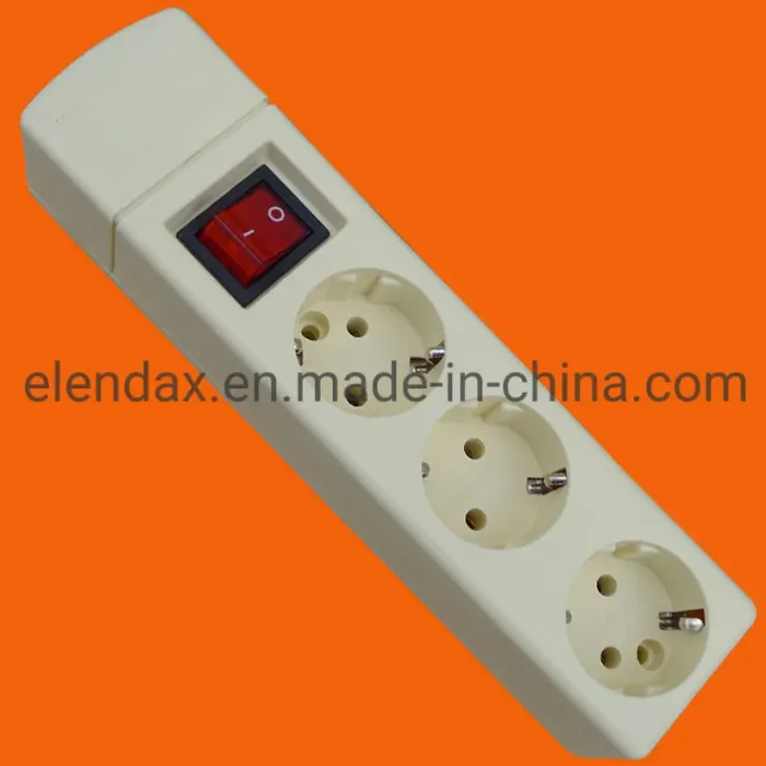 Soket Ekstensi Gaya Eropa Pemasangan Kabel Cepat (E9000E)