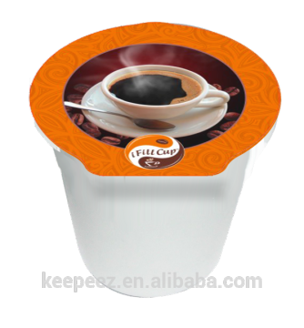 Trade assurance FDA Aprroved 100% recyclable pp Coffee empty k-cups capsule factory