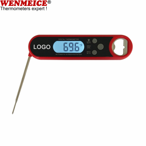 Hot Meat Food Thermometer With Bottle Opener