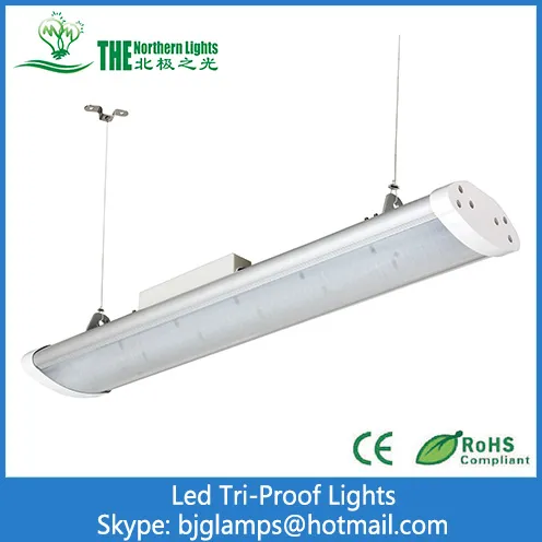 40W  LED Tri-proof lights with AL Housing+ PC Cover