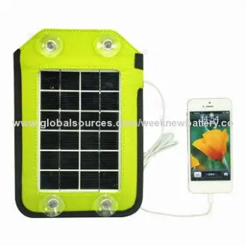 Solar Power Generation, Can Hung on Any Kind of Bag and Set Up on Floor Charging for Mobile Phone