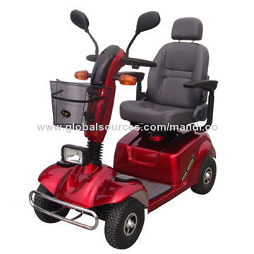 Small Mobility Scooters with a Powerful Front Headlight, Indicators and Manual Parking Brake