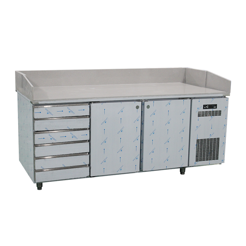 air cooled prep counter fridge for restaurants