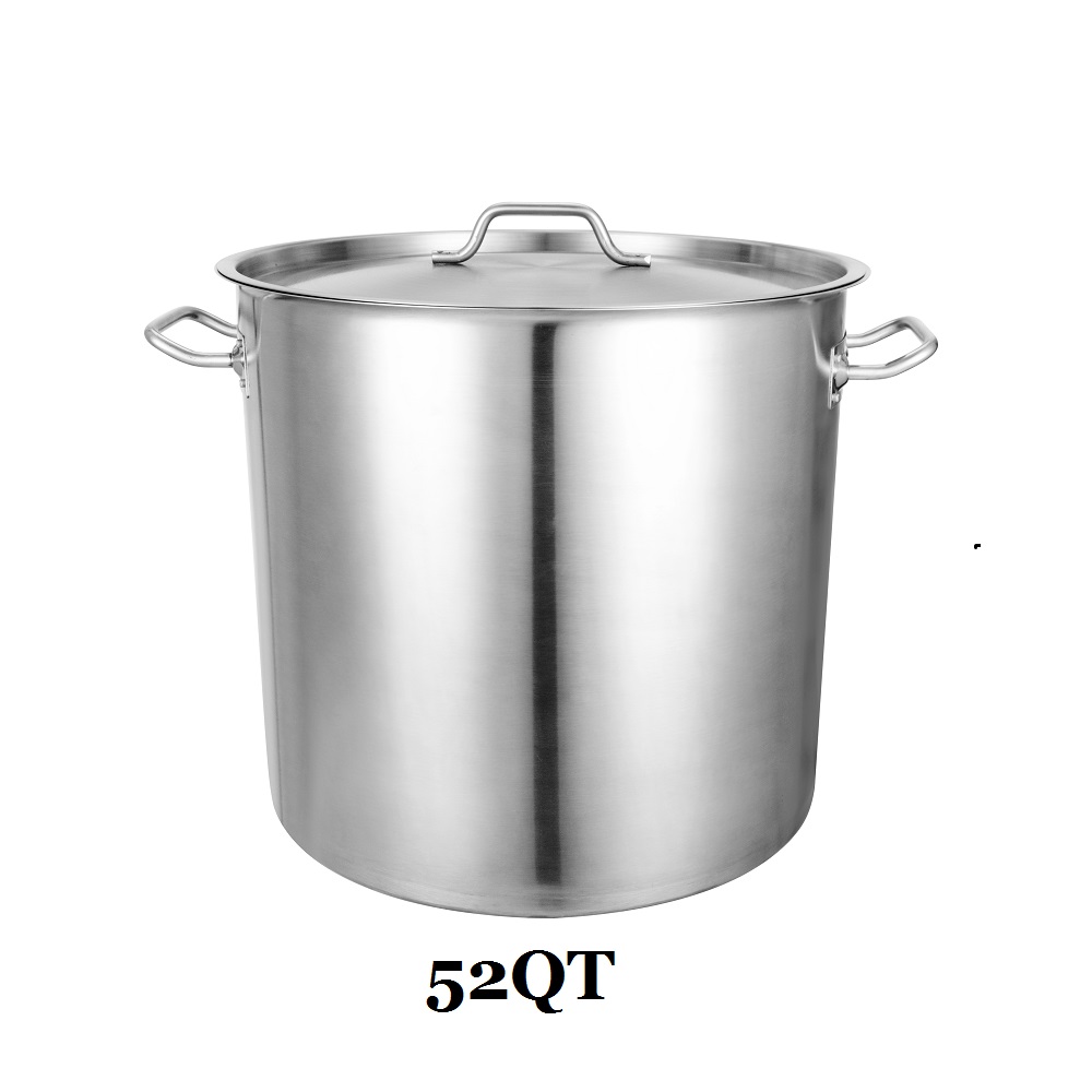 Grado commerciale 52QT Pentola in acciaio inossidabile