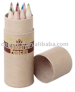 3.5\"12c color pencil.with paper tube
