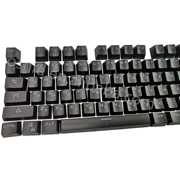 OSHID 104-Key Backlit Russian Layout Custom ABS Keycaps