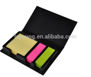 Promotional Fancy Sticky Notes In Leather Case