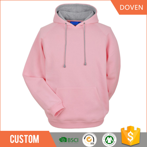 High quality oem 100% cotton plain hoodies