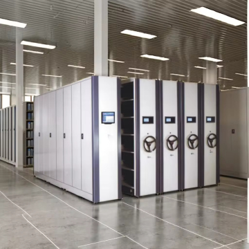 Adjustable Steel Mobile Shelving System Dense Rack File Compactor Archive Cabinet