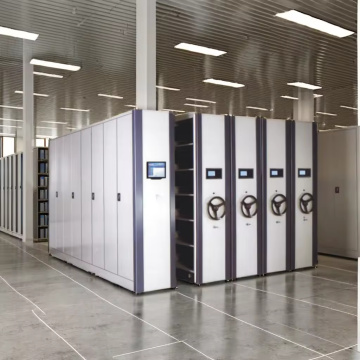 Adjustable Steel Mobile Shelving System Dense Rack File Compactor Archive Cabinet
