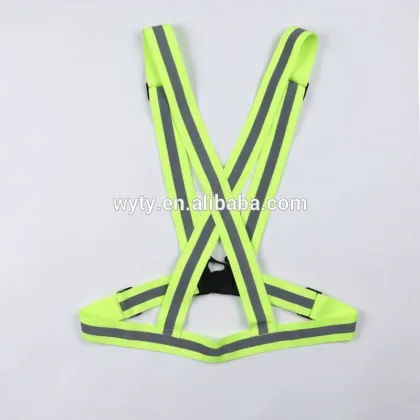 Supply high quality safety reflective elastic belt warning belt factory best price elastic belt