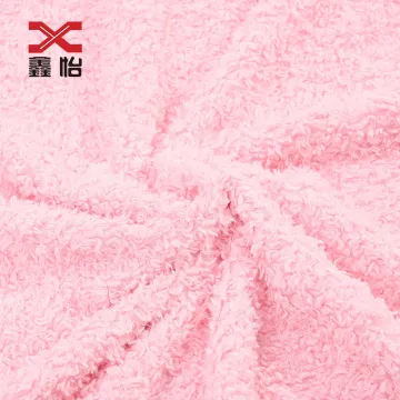 Solid Color Fuli Velvet Fabric for Toy Fabric