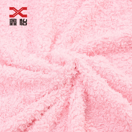 Solid Color Fuli Velvet Fabric for Toy Fabric
