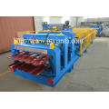 CE Double Color Steel Glazed Roll Forming Machine