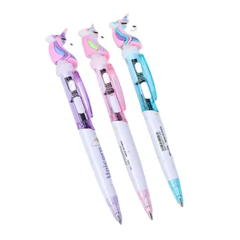 Popular Custom Multi-color Ballpoint Pen Creative Cartoon Unicorn Pen