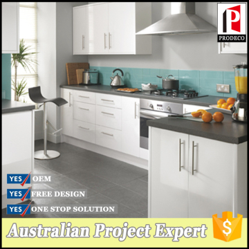 High gloss Laminated cabinet kitchen designs