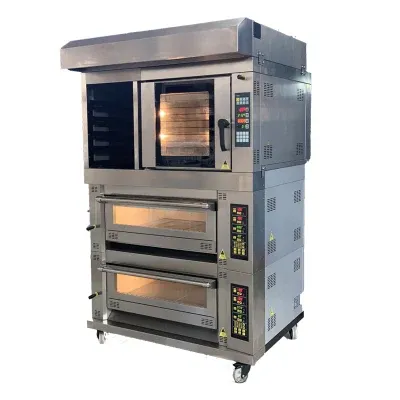 Industrial Bakery Equipment Electric Combination Bakery Oven Machine 5 Hot Air Convection Oven for Baking