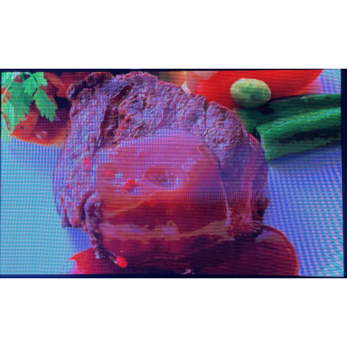 Modern Bina Dış Mekan LED Şeffaf Perde Ekranı