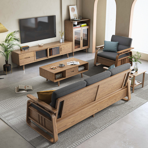 Penggunaan Bermusim Sofa Bingkai Abu dengan Storan Dalam