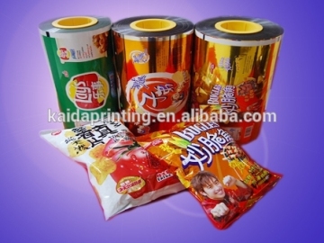 plastic potato chips packaging bag,inflatable,good barrier
