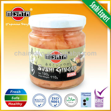 Pickled Sushi Ginger 190g Glass Bottle